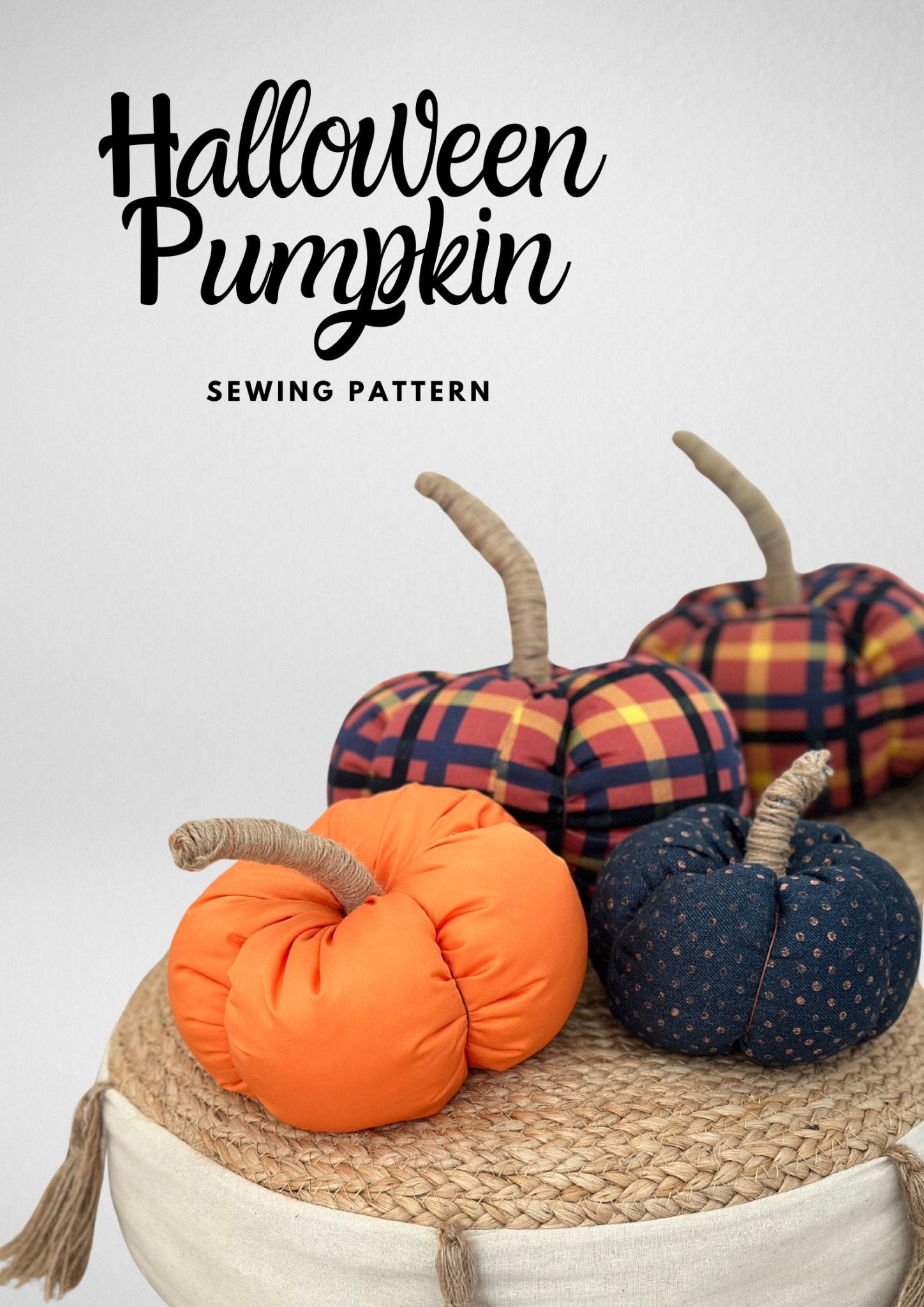 Halloween Pumpkins Sewing Pattern - Friedlies