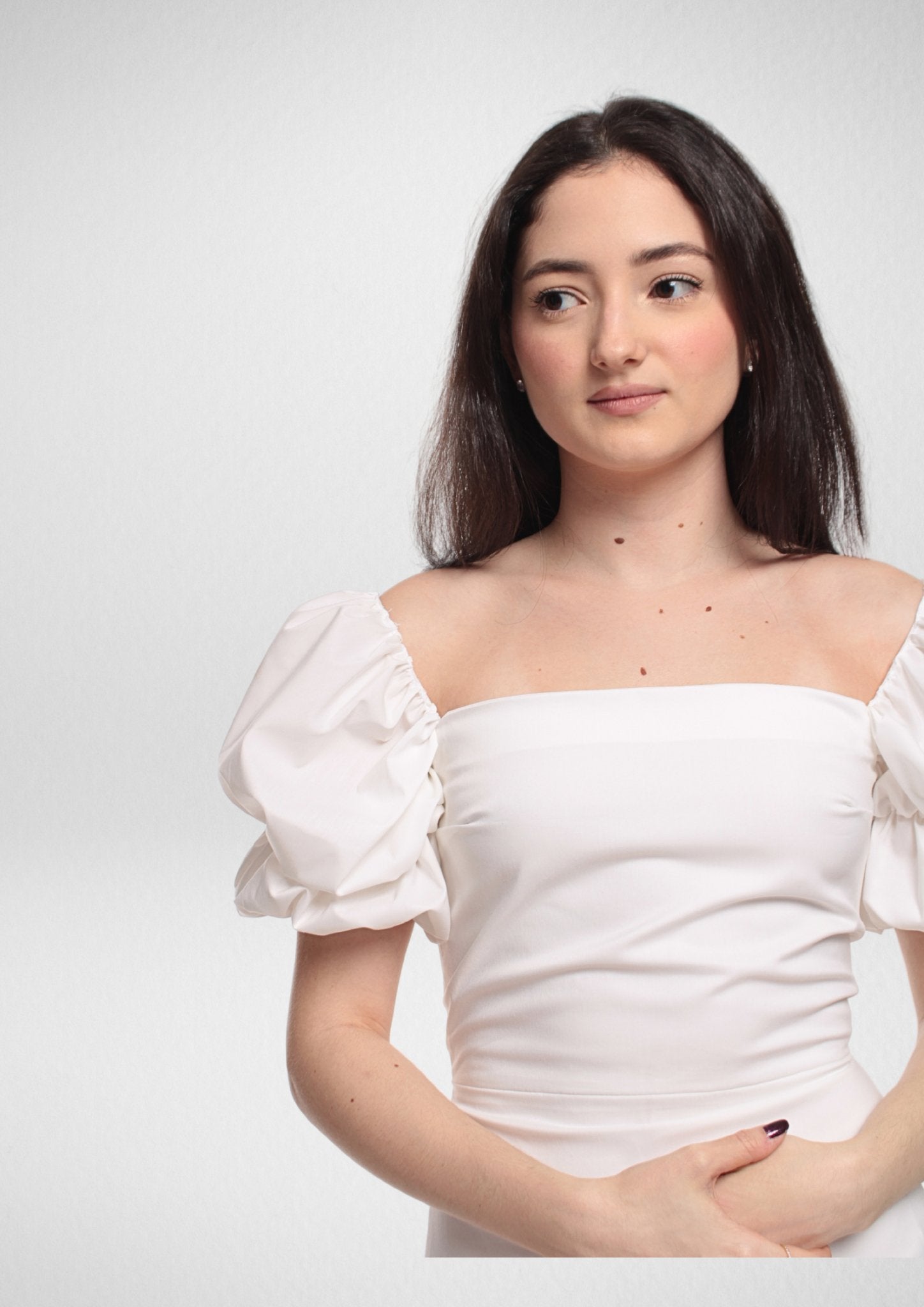 Romantic Puffy Sleeves A Line Dress Sewing Pattern romantic-puffy-sleeves-a-line-dress-sewing-pattern