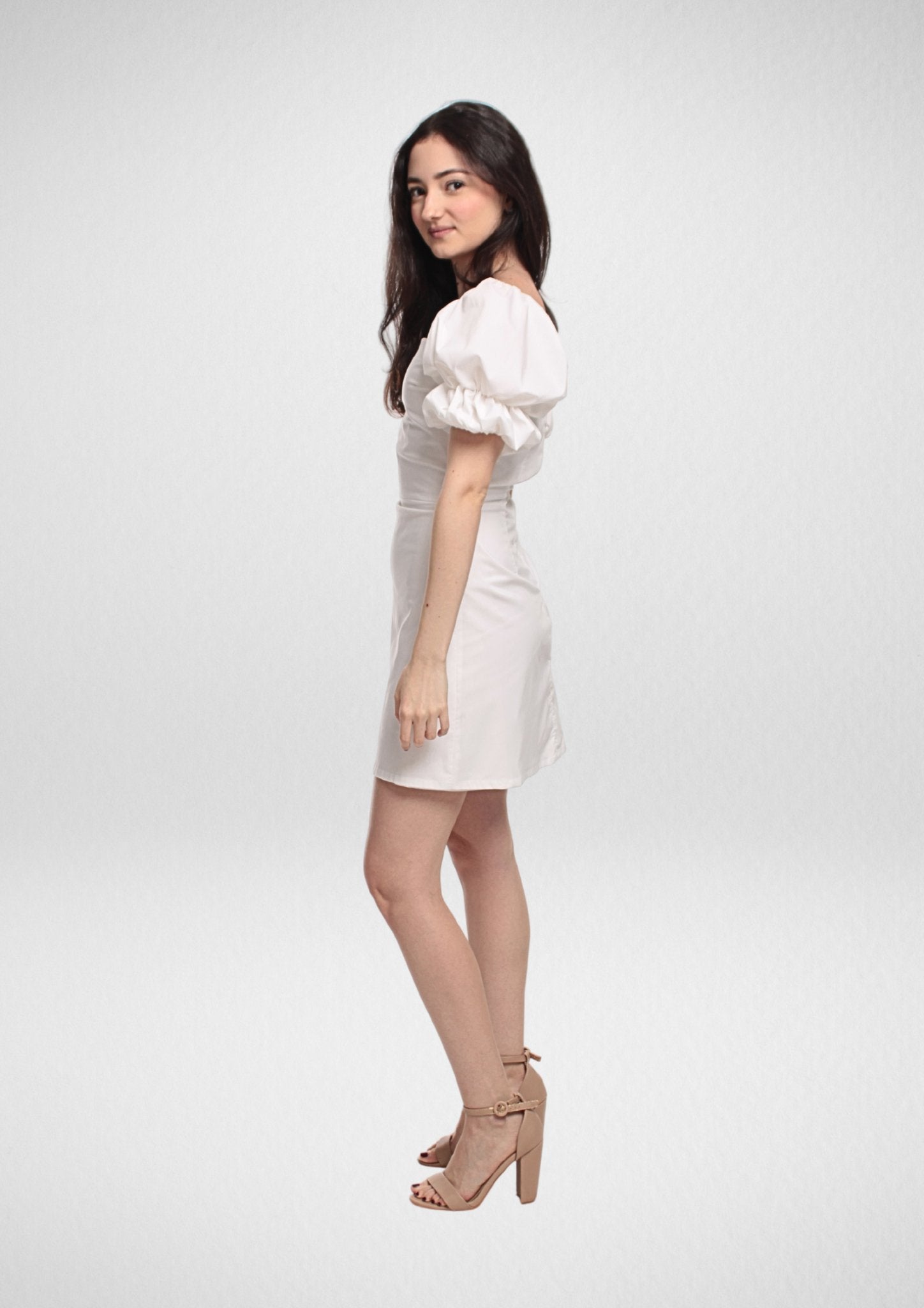 Romantic Puffy Sleeves A-Line Dress [Sewing Pattern