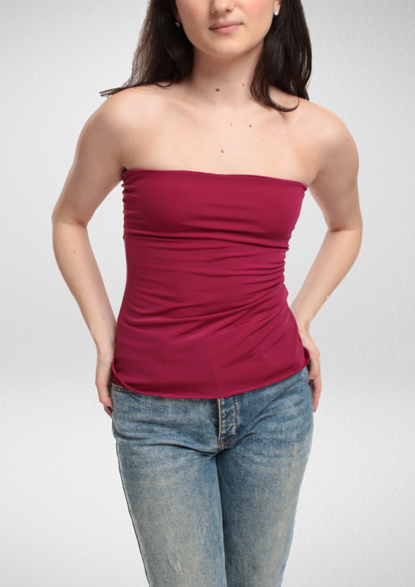 Strapless Bandeau Tube Top Sewing Pattern [Luna] - Friedlies